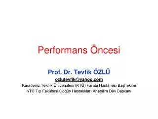 performans ncesi