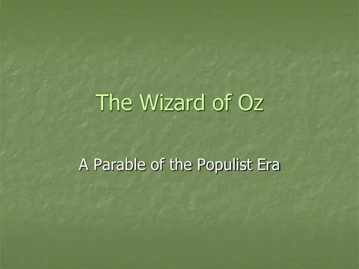 the wizard of oz