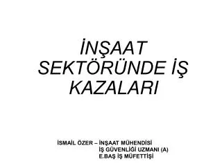 n aat sekt r nde kazalari