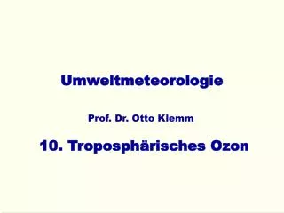 umweltmeteorologie