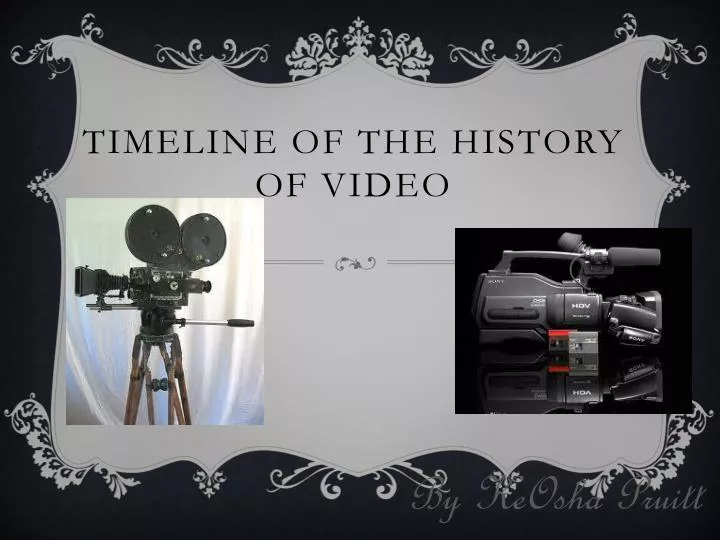 timeline of the history of video
