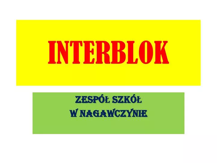 interblok