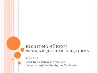 bologna s rec program iktilari olu turma