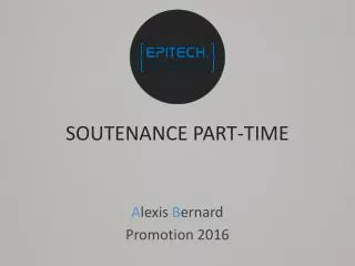 soutenance part time