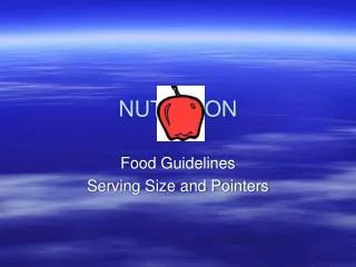 NUTRITION