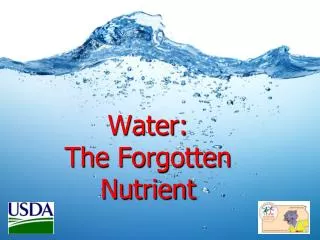 Water: The Forgotten Nutrient