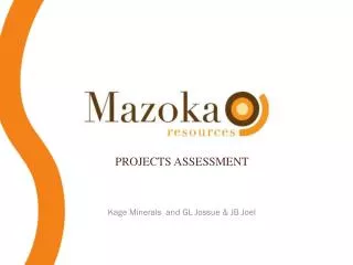 PROJECTS ASSESSMENT