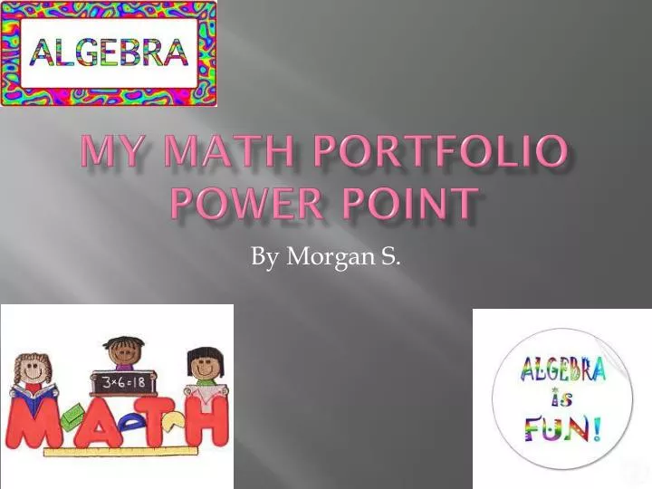 my math portfolio power point