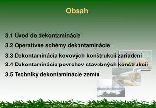obsah