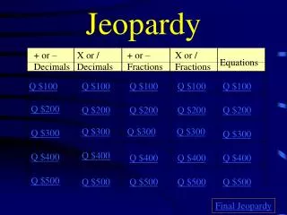 Jeopardy