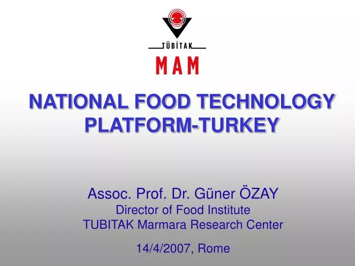 national food technology platform turkey