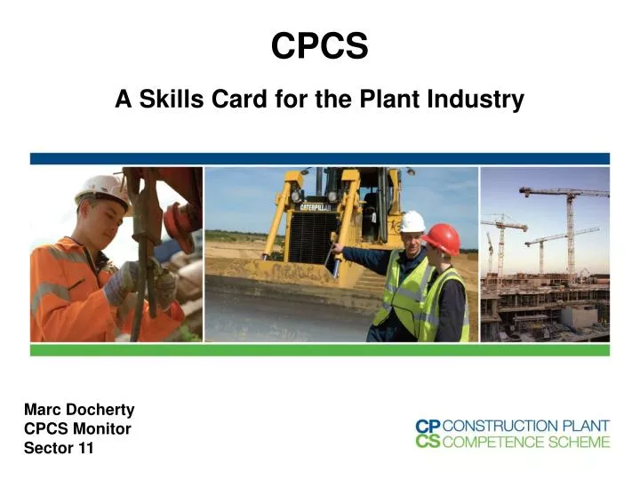 cpcs a skills card for the plant industry