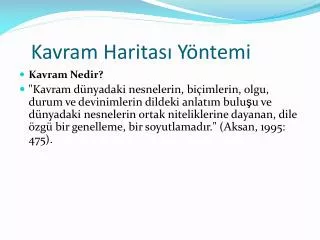 kavram haritas y ntemi