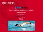 SWIM -Suite - slide 1