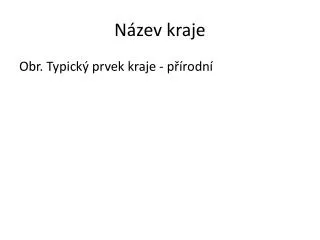 n zev kraje