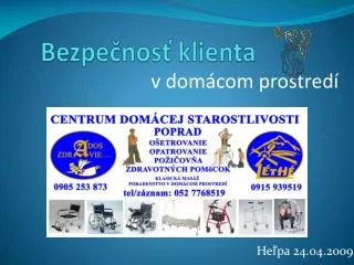 bezpe nos klienta