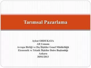 tar msal pazarlama