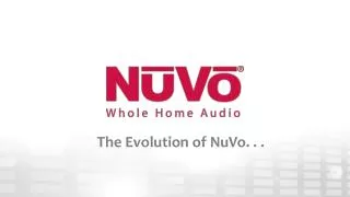 The Evolution of NuVo. . .