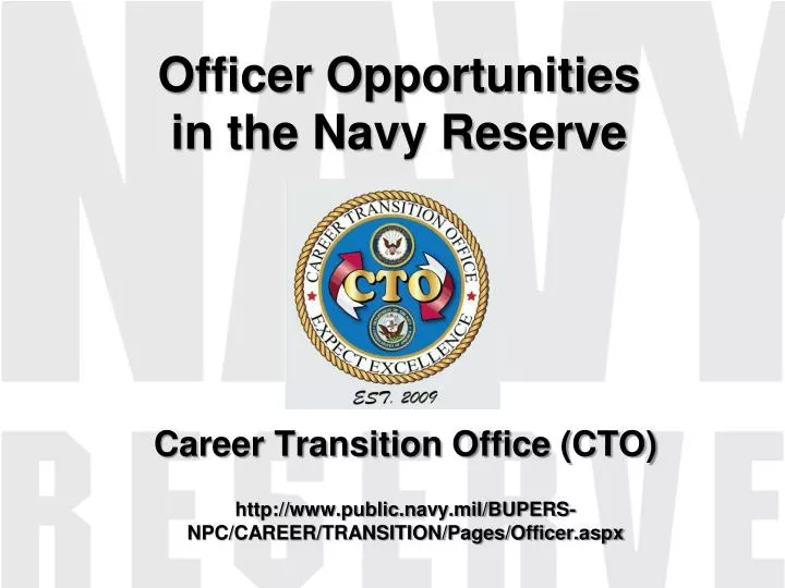 officer opportunities in the navy reserve