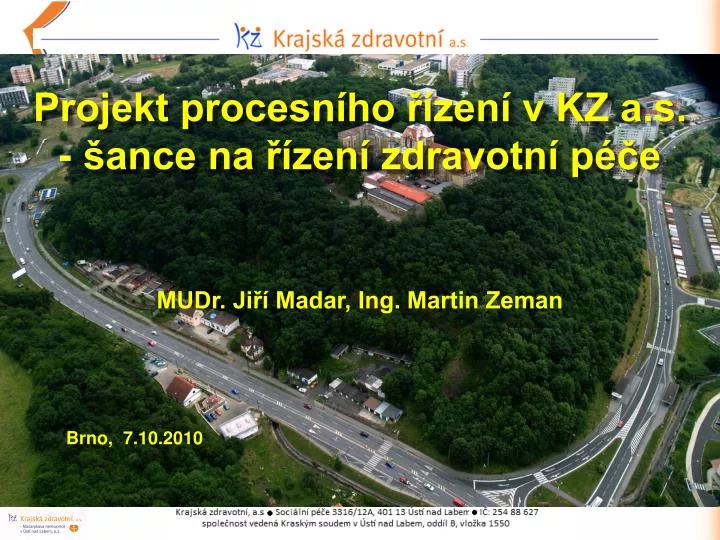 projekt procesn ho zen v kz a s ance na zen zdravotn p e