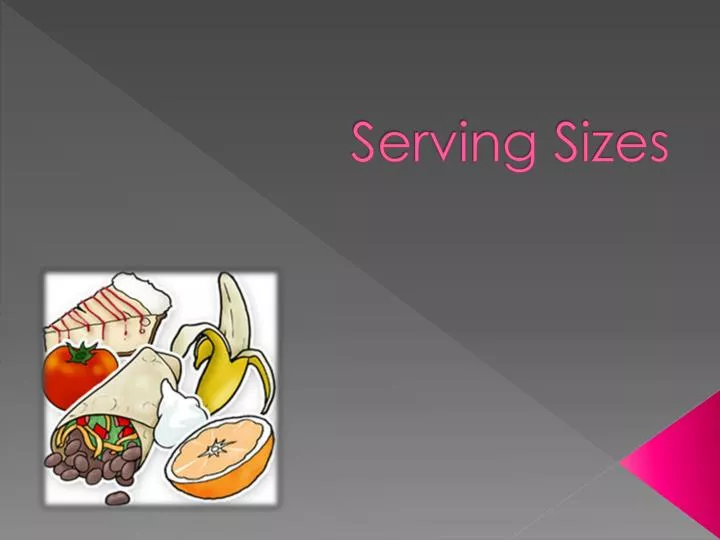 serving sizes