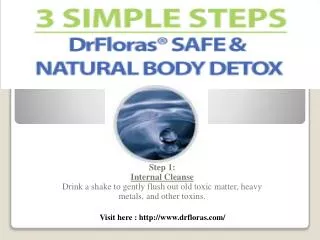 Natural Body Cleansers Detox