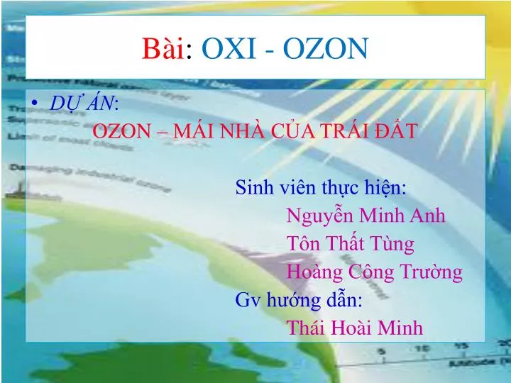 b i oxi ozon