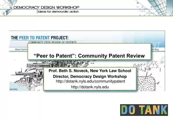 peer to patent community patent review