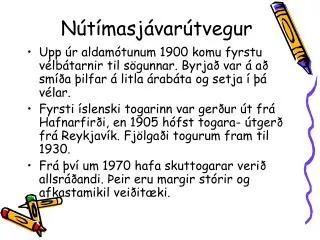 n t masj var tvegur