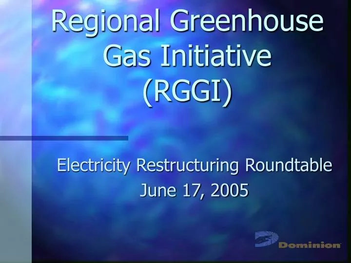 regional greenhouse gas initiative rggi