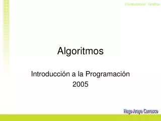 algoritmos