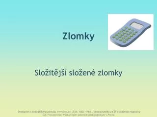zlomky