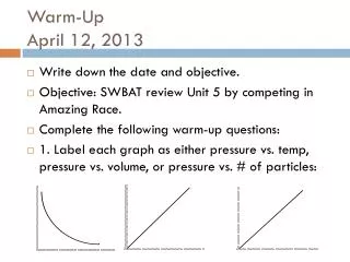 warm up april 12 2013