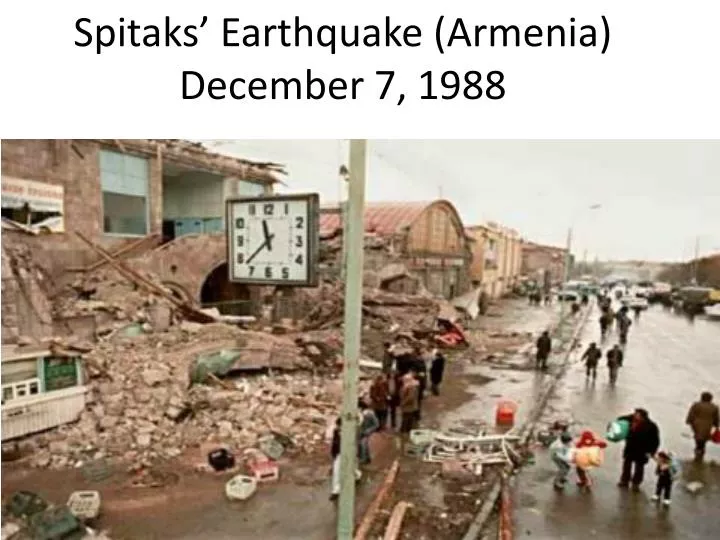 spitaks earthquake armenia december 7 1988