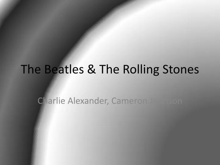 the beatles the rolling stones