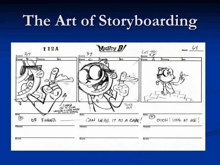 the art of storyboarding
