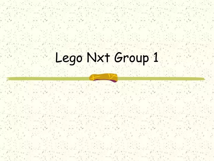 lego nxt group 1