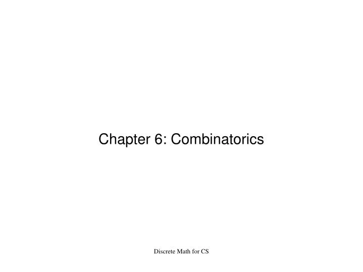 chapter 6 combinatorics