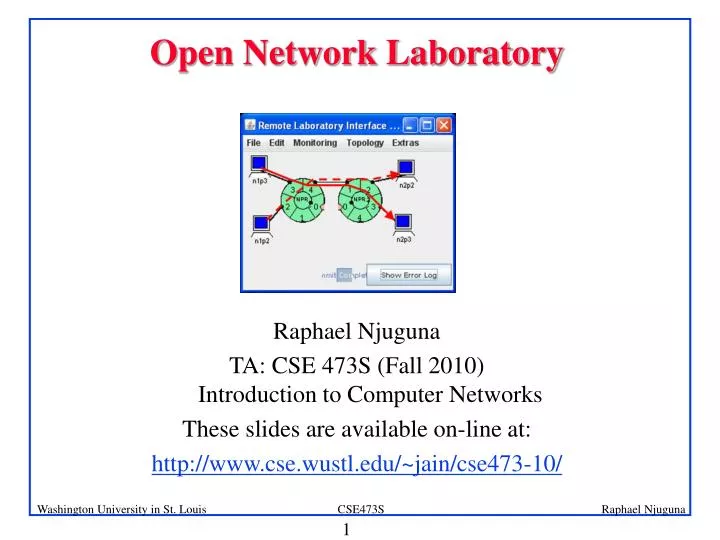 open network laboratory