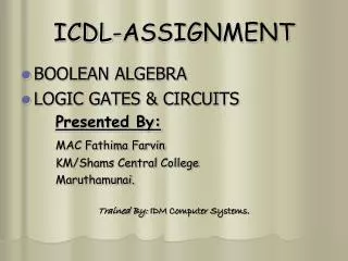 ICDL-ASSIGNMENT