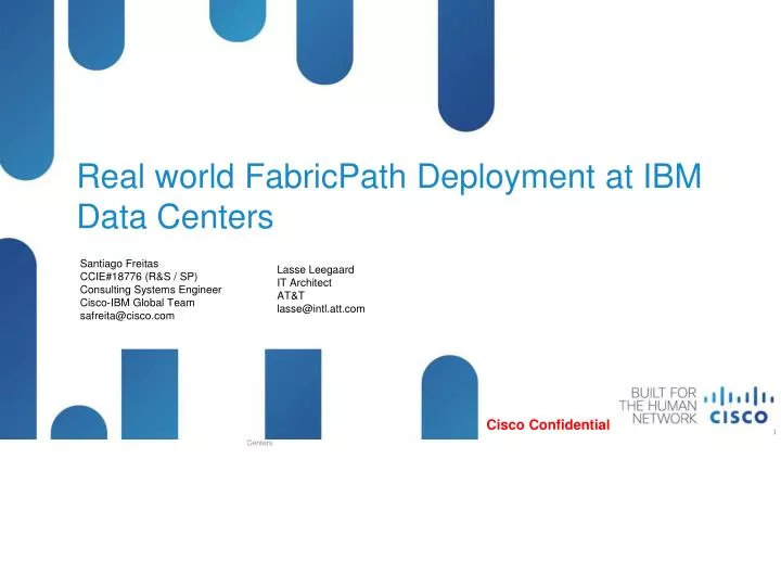 real world fabricpath deployment at ibm data centers