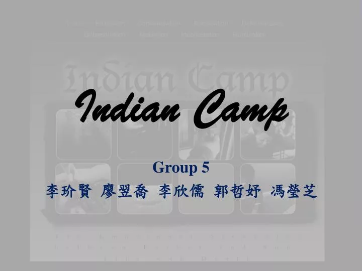 indian camp