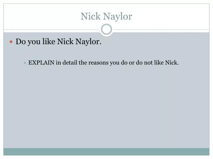 nick naylor