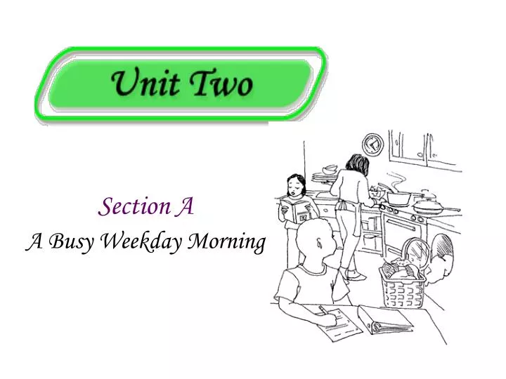 section a a busy weekday morning