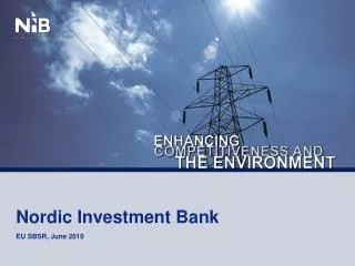 Nordic Investment Bank EU SBSR, June 2010