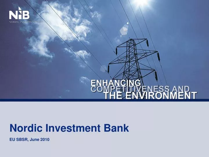 nordic investment bank eu sbsr june 2010