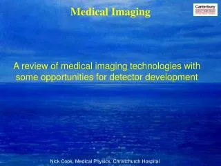 Medical Imaging