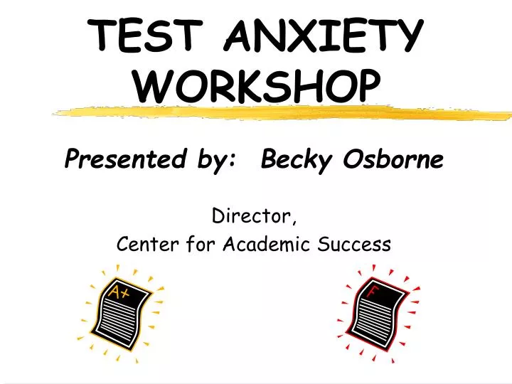test anxiety workshop
