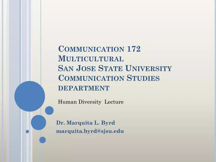 communication 172 multicultural san jose state university communication studies department