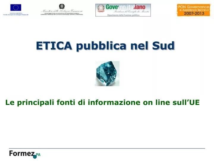 le principali fonti di informazione on line sull ue